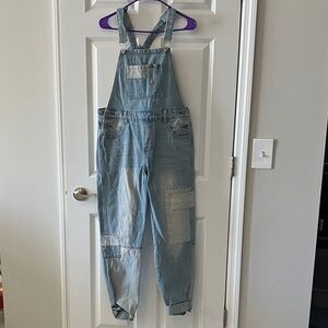 POL Blue Denim with Brown Leather Patch